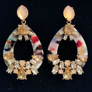 RETIRED Stella & Dot Convertible Chandelier to Stud Dew Drop Earrings